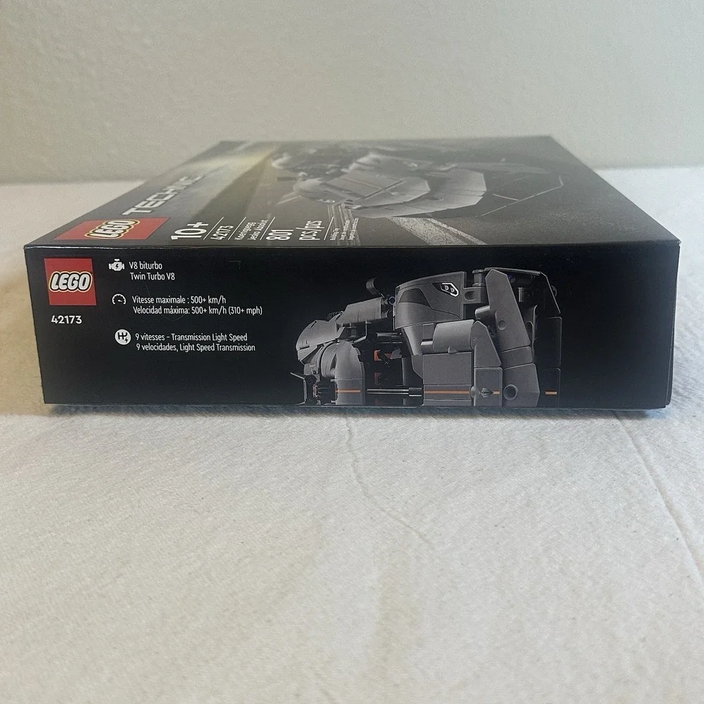 LEGO Technic Koenigsegg Jesko Absolut Grey Hypercar Sport Car 42173 Building Kit